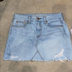 American eagle jean skirt